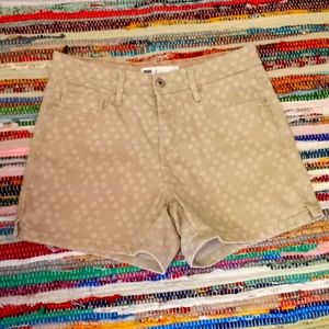 Levi's Taupe  Denim Printed Shorts- #1726